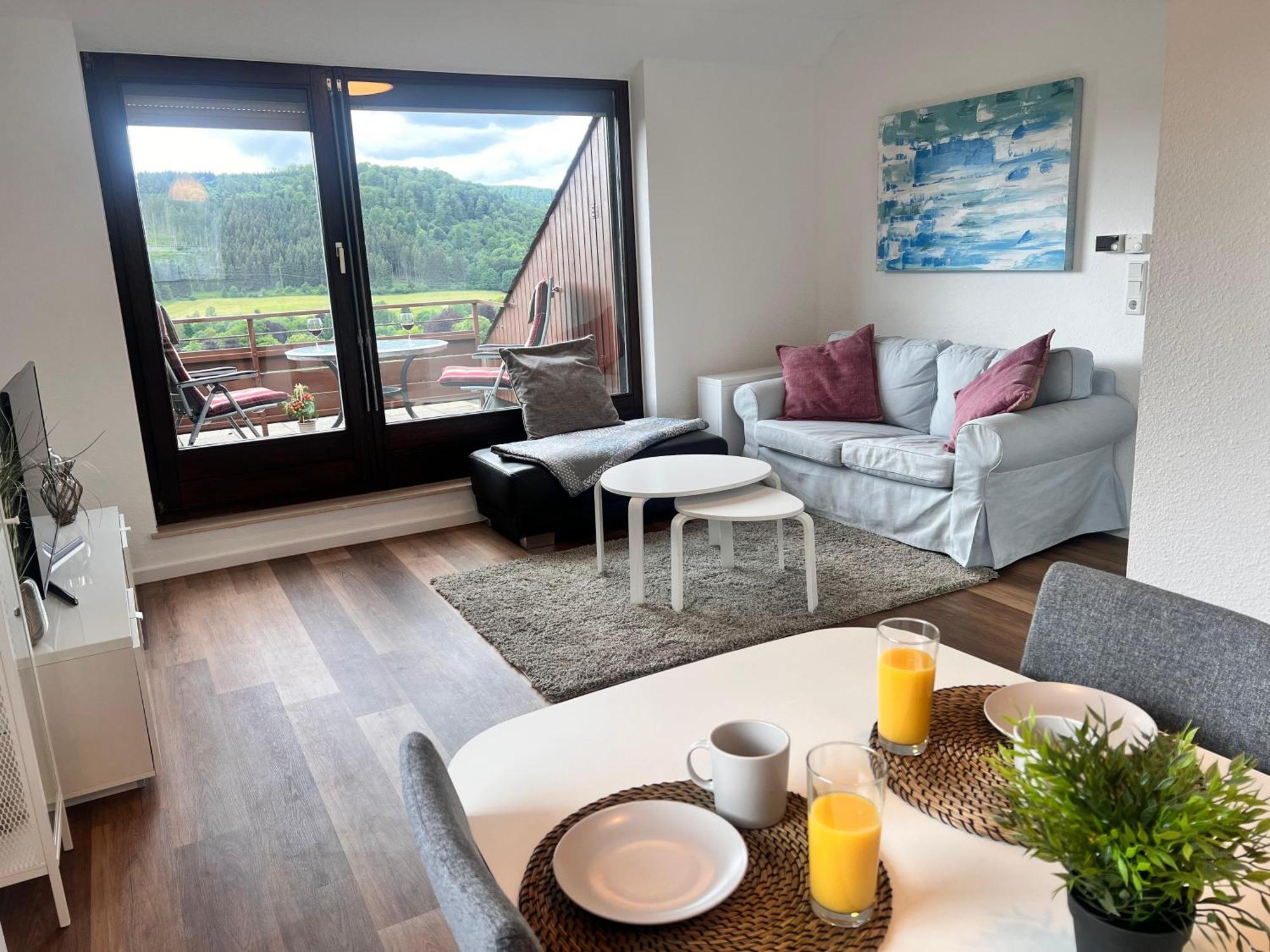Gemuetliche 3-Zimmer-Wohnung Mit Panoramablick Und Kostenlosem Ueberdachten Parkplatz Винтерберг Экстерьер фото